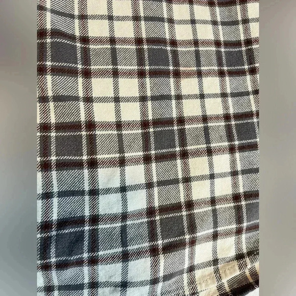 Jachs Flannel Button Up Shirt Men's Grey & Brown  Plaid Outdoors - Picture 2 of 8